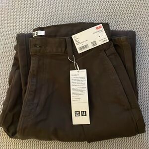 Uniqlo women denim pleated pant